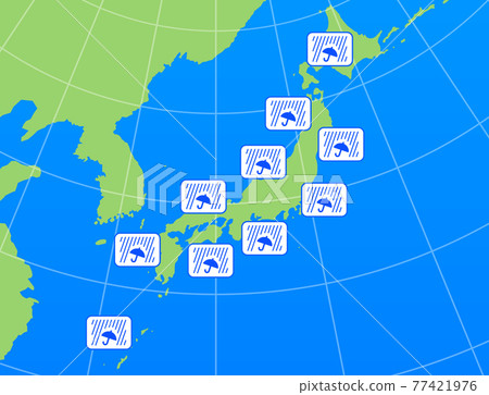 Illustration image of weather forecast 77421976