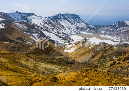 積雪殘雪的安達塔拉山(沼平) 積雪殘雪的安達塔拉山(沼平) 77422089