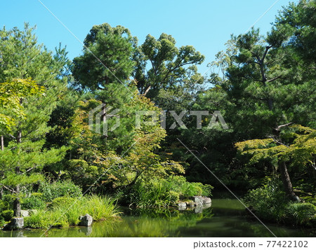 夏末的京都東神院景色 夏末的京都東神院景色 77422102