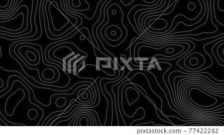 Topographic structural map - Stock Illustration [77422282] - PIXTA