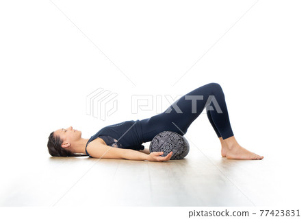 Restorative Yoga With a Bolster for Relaxation 