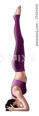 Yoga poses 77424305
