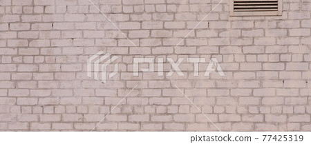 White brick wall. Abstract background of brick. 77425319