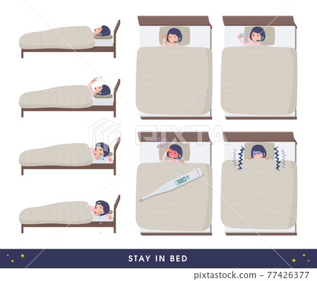 A set of business women with income to stay in bed A set of business women with income to stay in bed 77426377