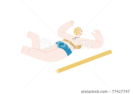 Beach resort activities, modern flat vector illustration 77427747