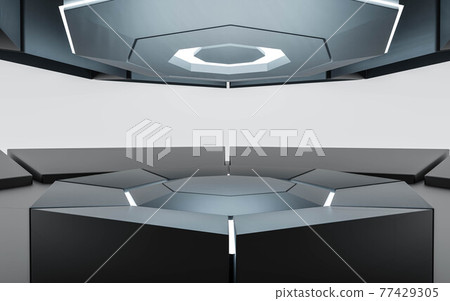 futuristic product showcase podium 3d render illustration futuristic product showcase podium 3d render illustration 77429305