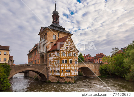 Bamberg Old Town Hall Bavaria Germany Bamberg Old Town Hall Bavaria Germany 77430683