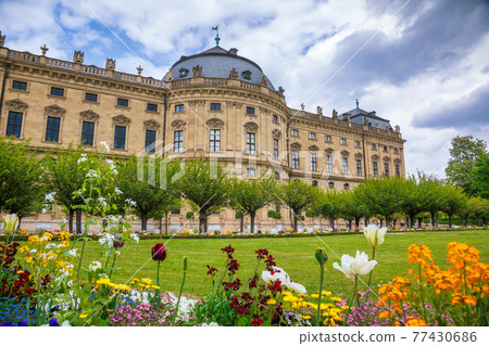 Wurzburg Residence South Garden Franconia Bavaria Germany Wurzburg Residence South Garden Franconia Bavaria Germany 77430686