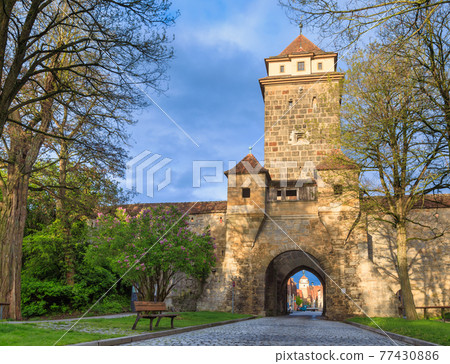 Galgentor Rothenburg ob der Tauber Old Town Bavaria Germany 77430886