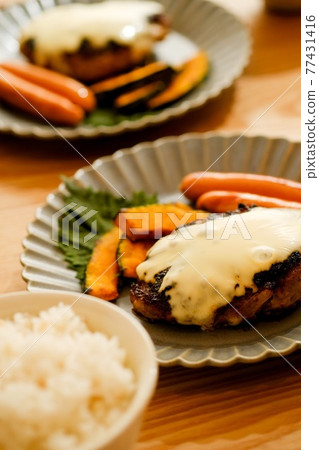 Cheese Hamburger Cheese Hamburger 77431416
