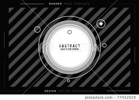 Dark deep black dynamic abstract vector background with diagonal lines. Modern creative halftone premium gradient. Can be used in cover design, book design, website background, advertising 77432029