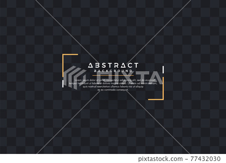Black gray abstract geometric background with square textured, plaid pattern concept use for banner, cover, poster, wallpaper. Vector illustration 77432030