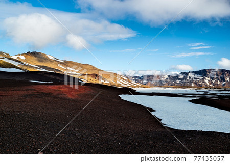 On the road to Mount Askja, Iceland 77435057