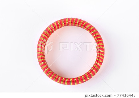 Woman stylish bracelet, top view. Woman stylish bracelet, top view. 77436443