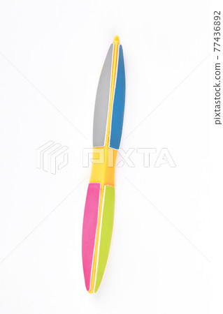 Stylish double-ended file for nails. Stylish double-ended file for nails. 77436892