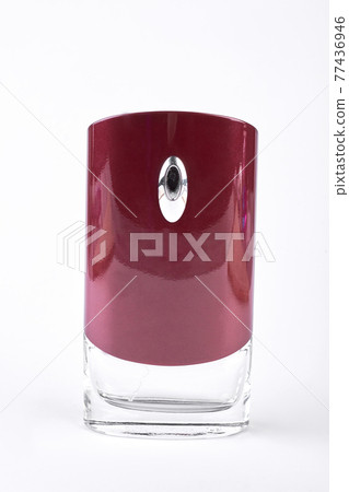 Elegant bottle of men perfume. 77436946