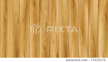 Realistic wood texture background. Wood floor texture. Vector illustration 77438178