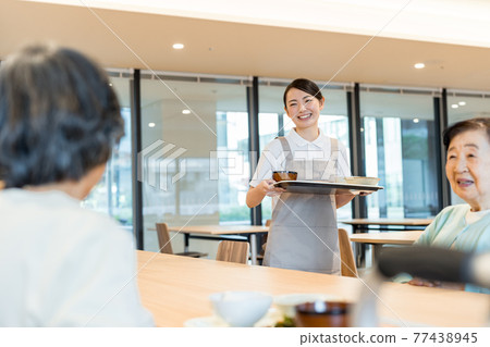 Nursing facility cafeteria shooting cooperation "LINK FOREST" 77438945