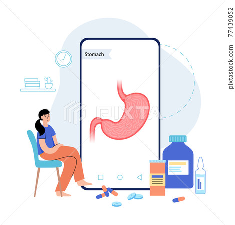 Stomach logo concept 77439052