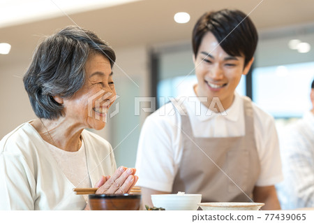 Nursing facility cafeteria shooting cooperation "LINK FOREST" 77439065