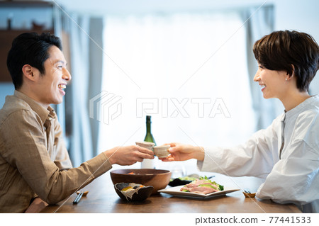 夫婦用清酒敬酒 77441533