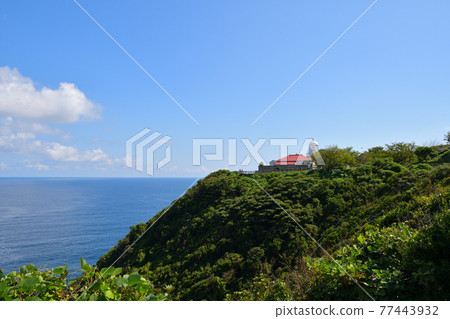 宮崎燈塔和日本海 宮崎燈塔和日本海 77443932