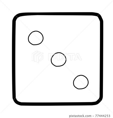 第三卷骰子的線條圖 77444253