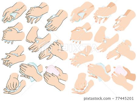Wash hands wipe 77445201