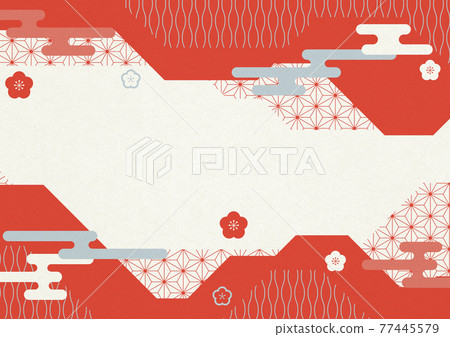 Illustration of Japanese taste that feels the texture of Japanese paper [A3 size 350dpi in XL] 77445579