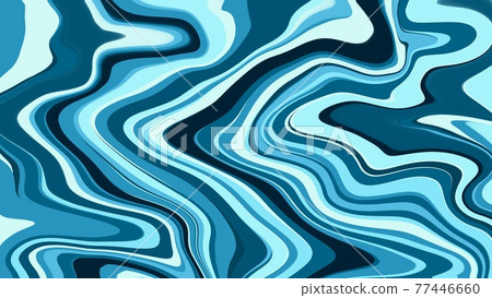 Blue marbling illustration 77446660