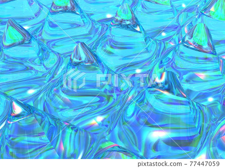 Gel gel-like abstract design background wallpaper (3DCG) 77447059