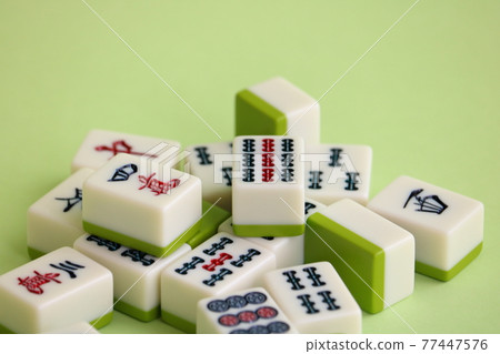 Mah-jong tiles 77447576