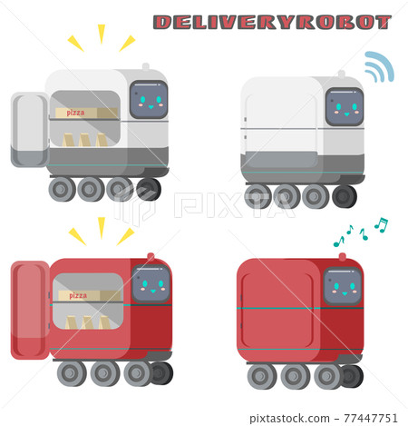Cute delivery robot 77447751