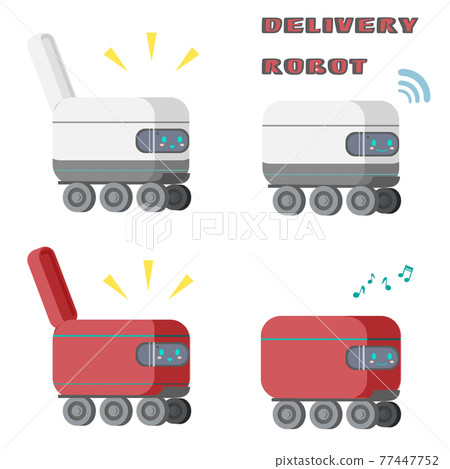 Cute delivery robot 77447752