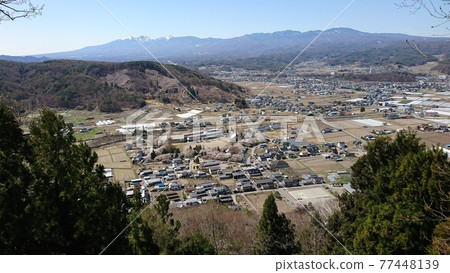 從展望台龍岡城五棱郭盛開的櫻花(2021年4月) 從展望台龍岡城五棱郭盛開的櫻花(2021年4月) 77448139