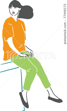 female, lady, woman 77449172