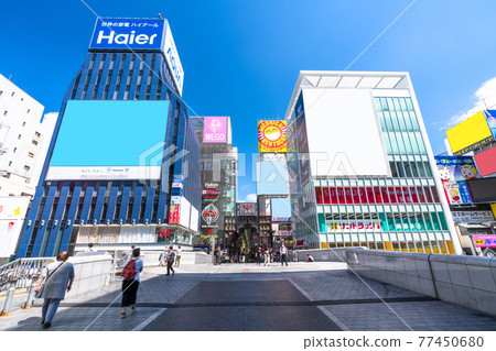 《Osaka Prefecture》 Dotonbori/Red light district 《Morning》 《Osaka Prefecture》 Dotonbori/Red light district 《Morning》 77450680