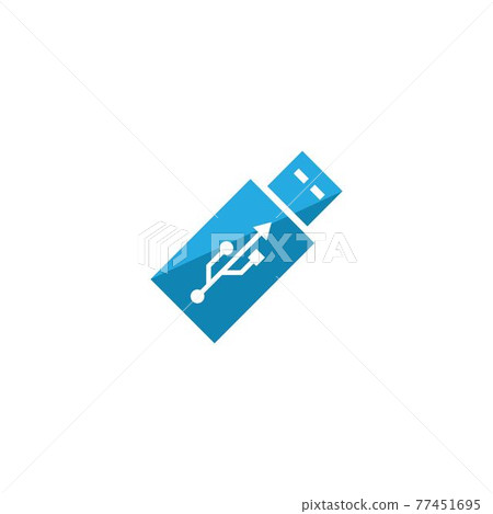 USB data transfer logo vector USB data transfer logo vector 77451695
