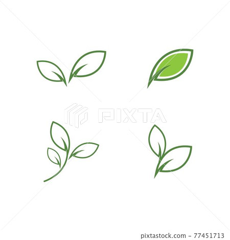 Green leaf logo Green leaf logo 77451713
