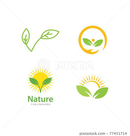 Green leaf logo Green leaf logo 77451714
