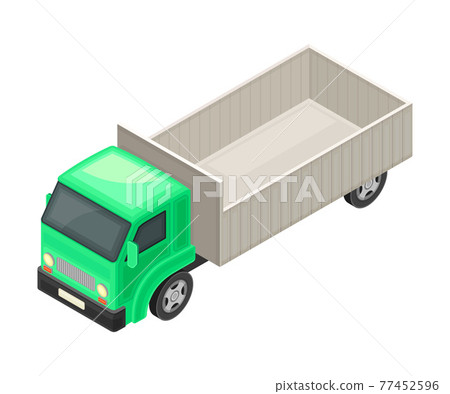 High Sided Truck or Lorry as Motor Vehicle and Urban Transport for Transporting Cargo Isometric Vector Illustration High Sided Truck or Lorry as Motor Vehicle and Urban Transport for Transporting Cargo Isometric Vector Illustration 77452596