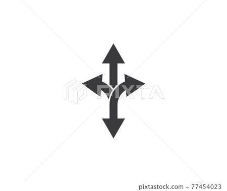 Arrow icon vector illustration Logo Template Arrow icon vector illustration Logo Template 77454023