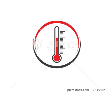 thermometer vector icon illustration 77454049