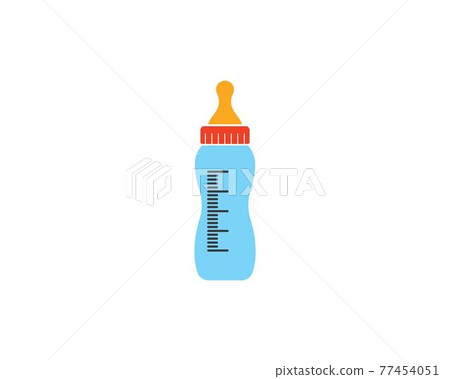 baby bottle vector icon illustration baby bottle vector icon illustration 77454051