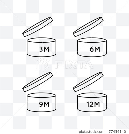 Period After Opening Symbol. Vector illustration, flat design. Period After Opening Symbol. Vector illustration, flat design. 77454140