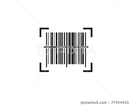 Barcode, code icon. Vector illustration, flat design. 77454420