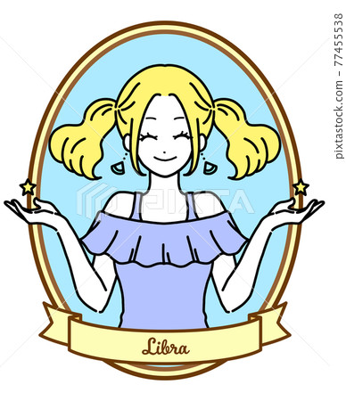 12 constellations illustration with letters 77455538