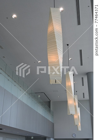 岐阜新政府大樓美濃日本紙的照明 岐阜新政府大樓美濃日本紙的照明 77464371