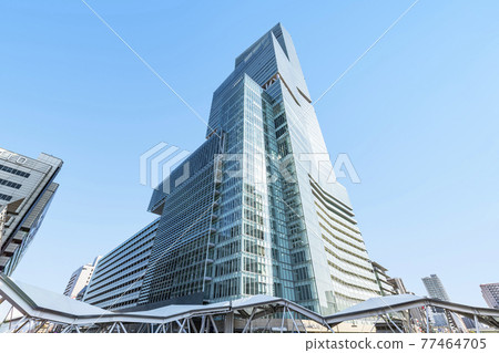 大阪府大阪市天氣晴朗的阿倍野 Harukas 77464705