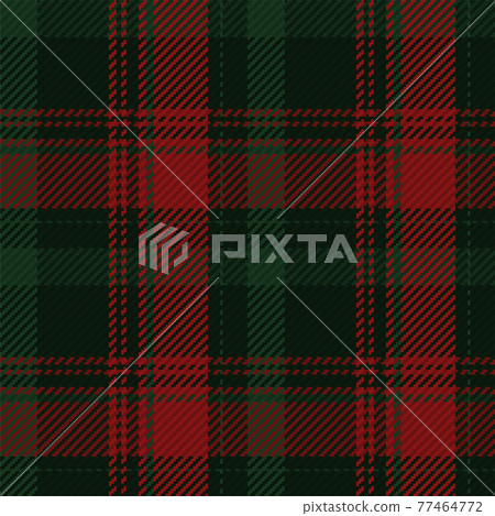 Seamless pattern of scottish tartan plaid. Repeatable background with check fabric texture. Vector backdrop striped textile print. 77464772